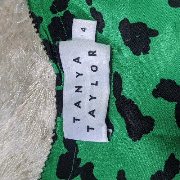 Tanya Taylor Nomi Green Silk Wrap Dress 4 - Picture 8 of 11